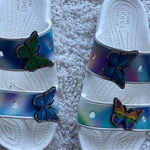 CROCS—Women’s Slides. Multicolored In Size Women’s 10